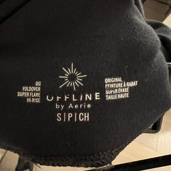 AERIE OFFLINE OG Folderover Super Flare High Rise Size Small NWOT - Picture 5 of 5